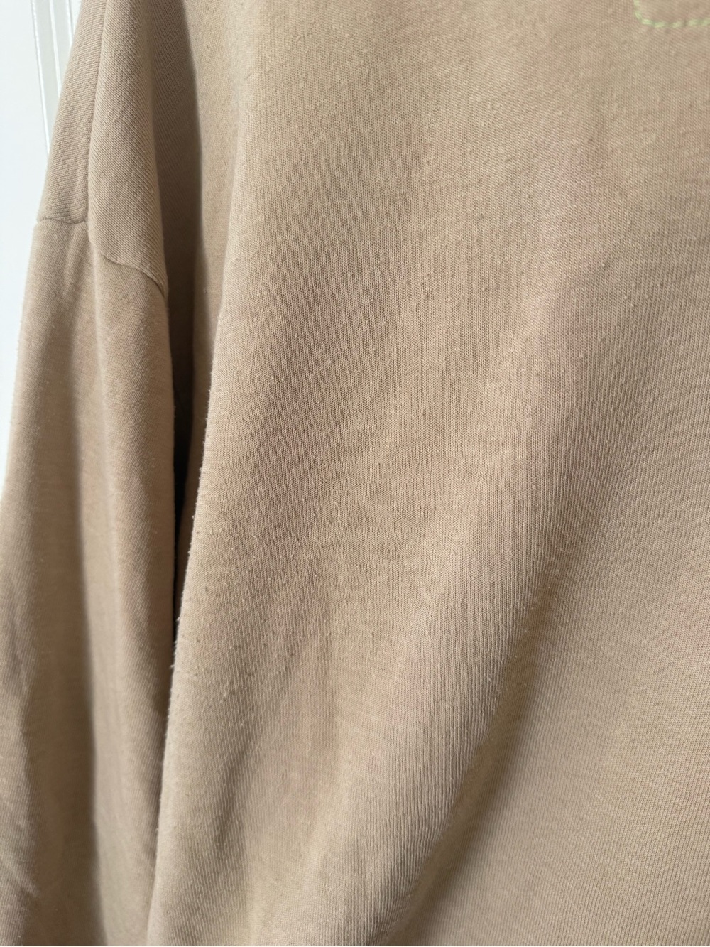 Aviator Nation Logo Stitch Relaxed Hoodie Sand Unisex Size Large - Picture 8 of 9